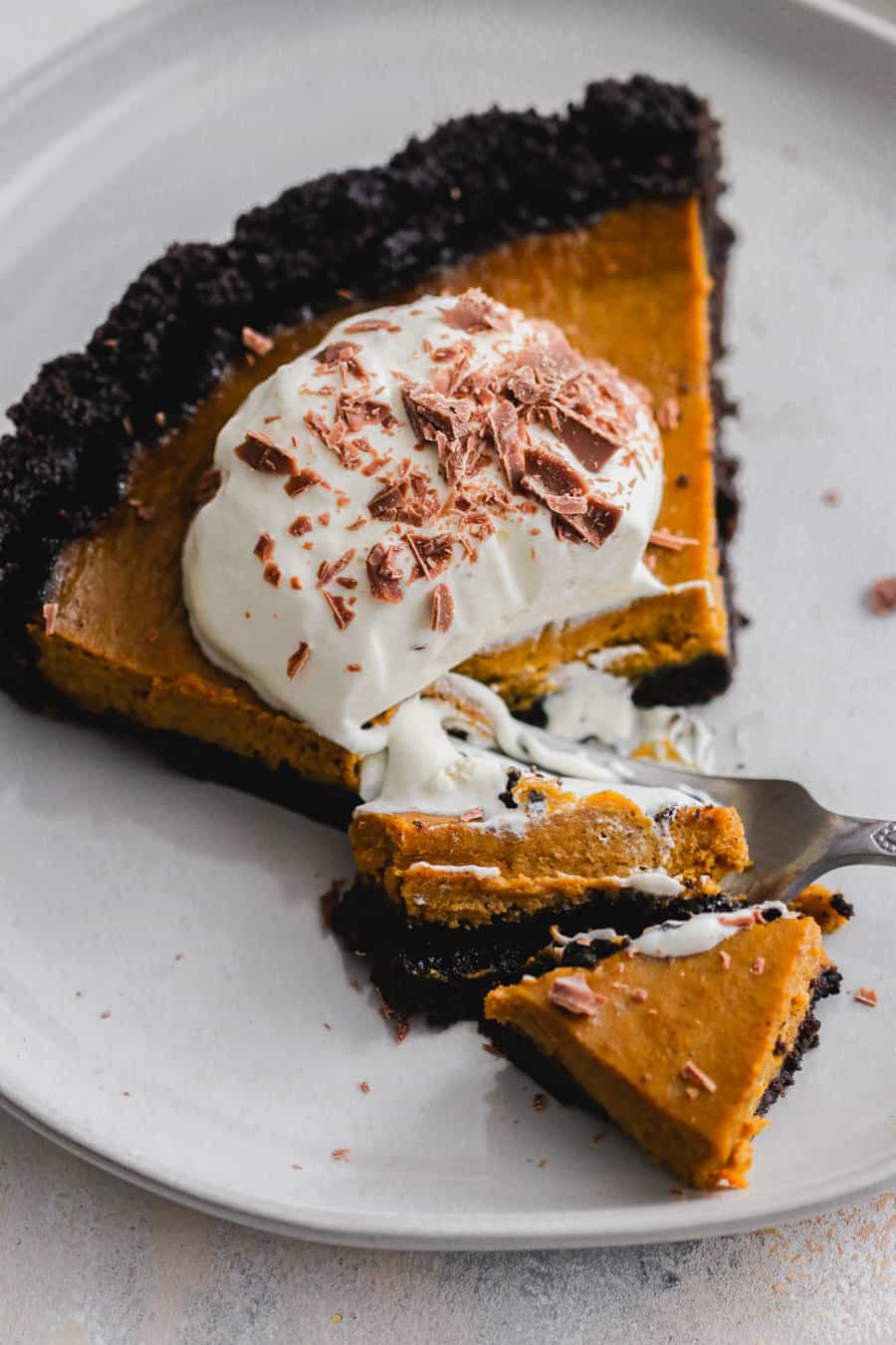 Chocolate Pumpkin Pie