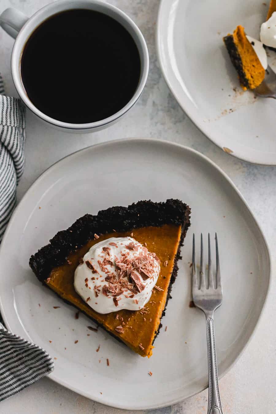 Chocolate Pumpkin Pie