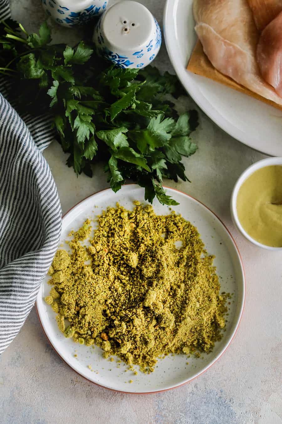 ingredients for pistachio chicken