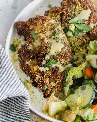 Air Fryer Pistachio Crusted Chicken