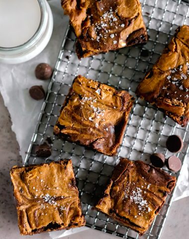 pumpkin swirl brownies